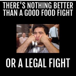 arbitration, pastrami, food fight