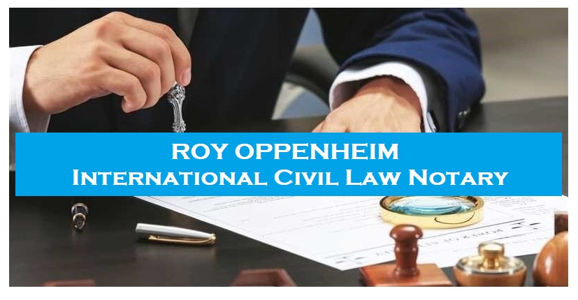 Roy Oppenheim International Civil Law Notary