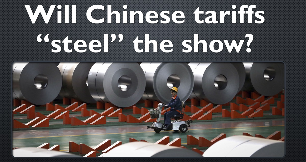 Will Chinese tariffs “steel” the show?