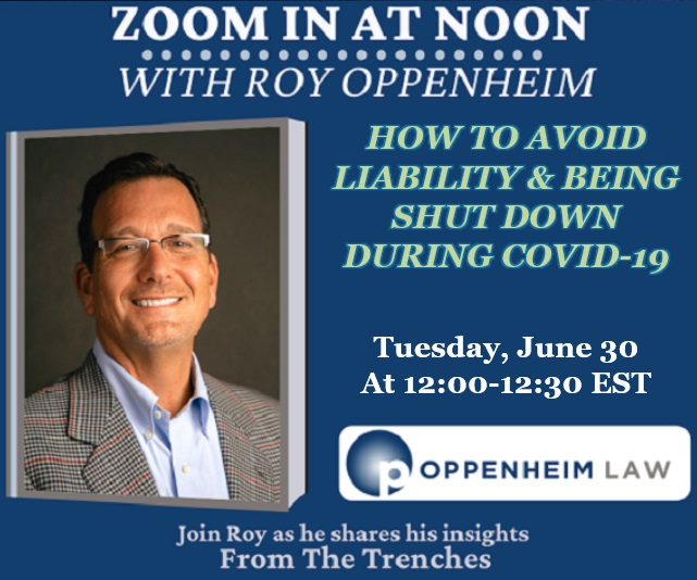 How To Avoid Liability and Being Shut Down During COVID-19 